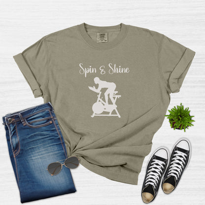 Spin and Shine Cycling T-Shirt for Women