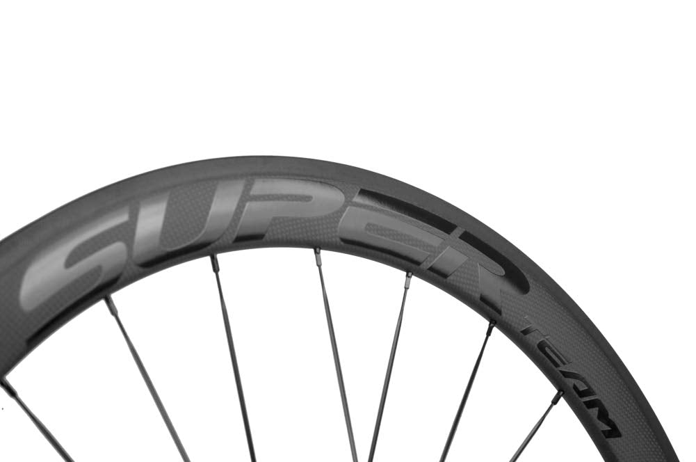 Superteam Carbon Fiber Road Bike Wheels 700C Clincher Wheelset 50mm 3