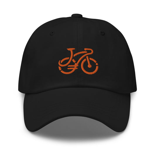 Cool Modern Bike Embroidered Dad hat 1