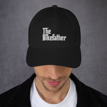 The Bikefather funny cap hat Fathers Day gift for Cycling dads bike lovers  embroidered 