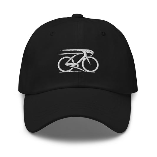 Bicycle and Cobra Embroidered Dad Hat