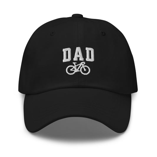 Dad and Bicycle Embroidered Hat