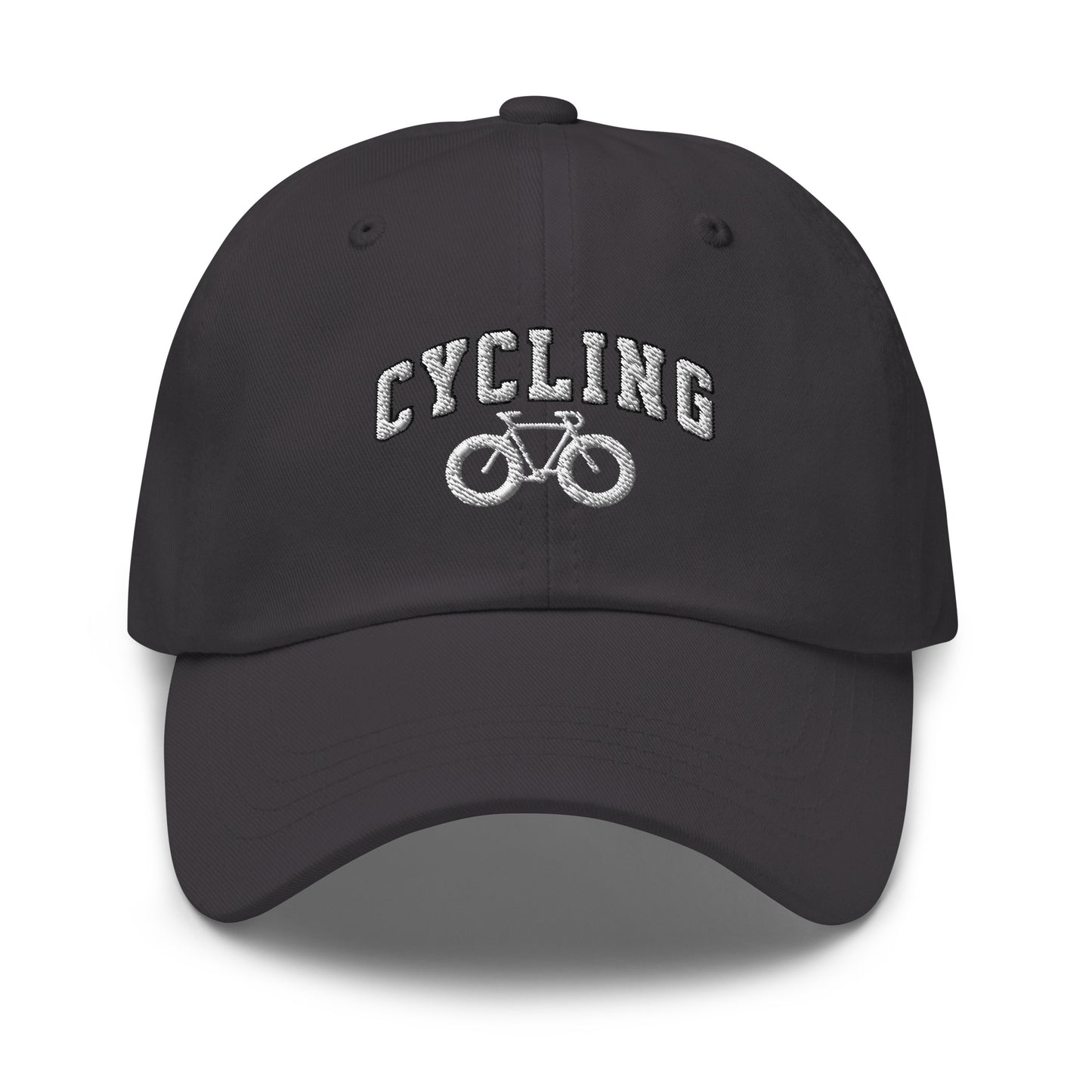 Bike and Cycling Text Embroidered Hat