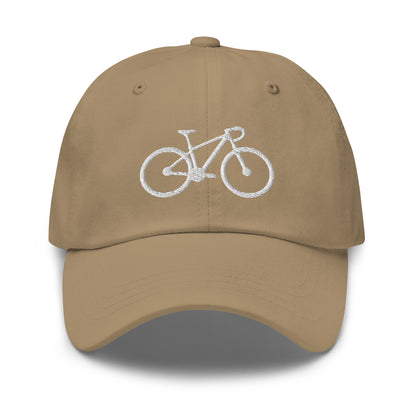 Sombrero de papá bordado con bicicleta de carretera
