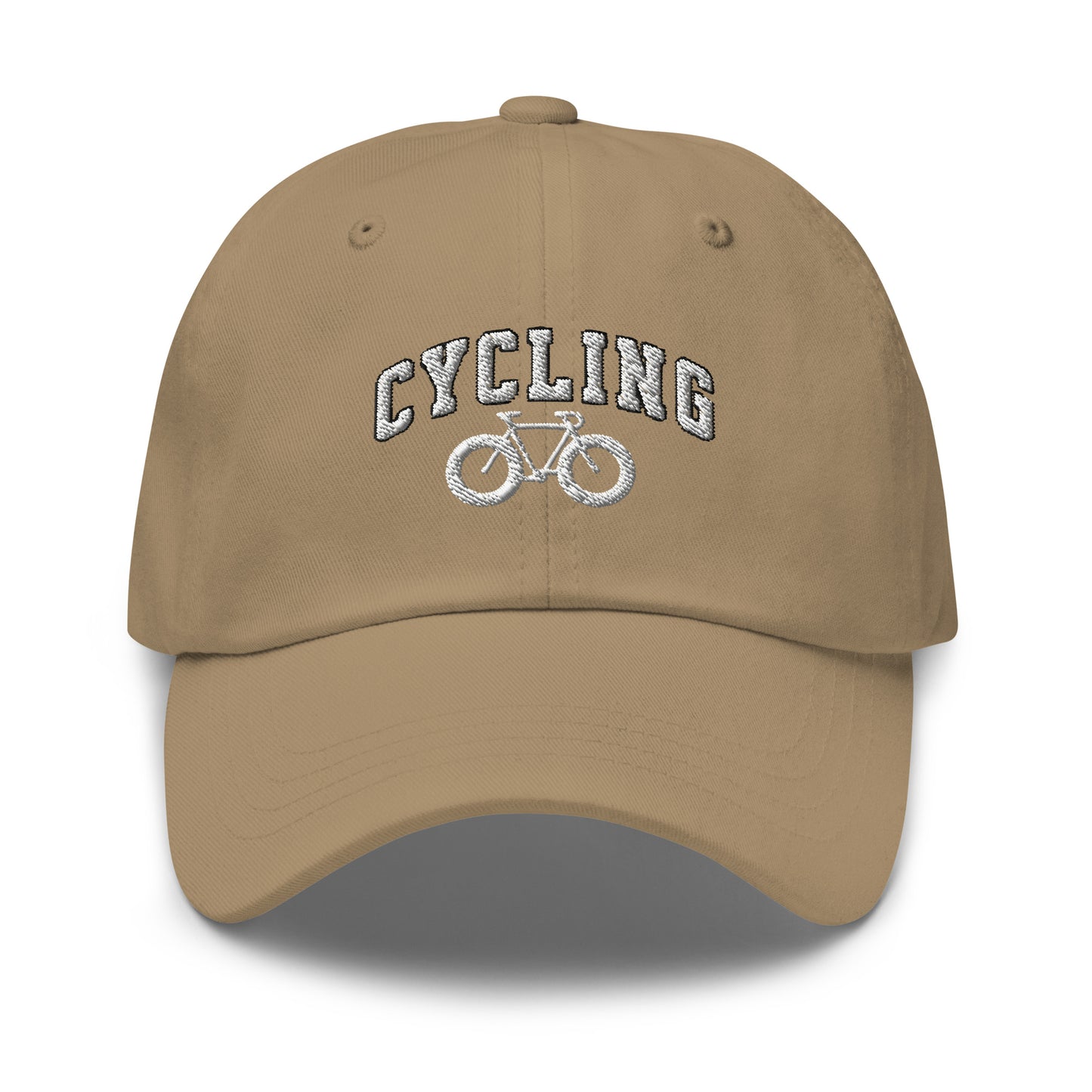 Bike and Cycling Text Embroidered Hat