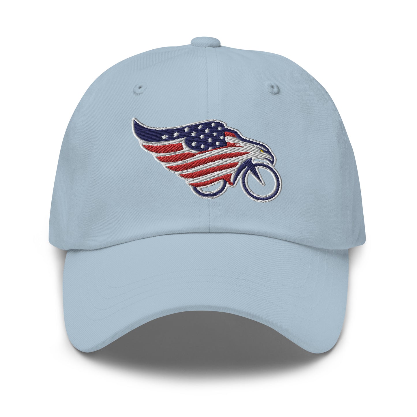 American Flag Eagle Bike Embroidered Hat