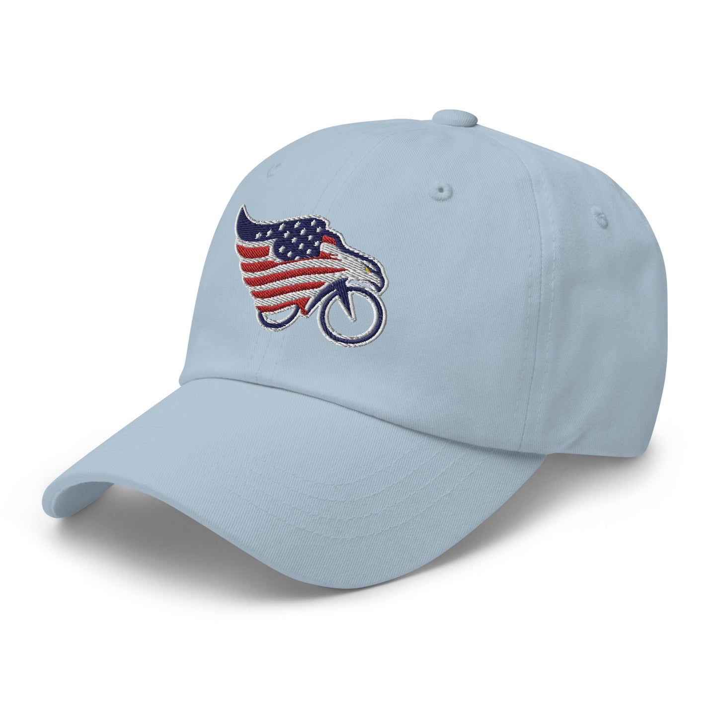 American Flag Eagle Bike Embroidered Hat