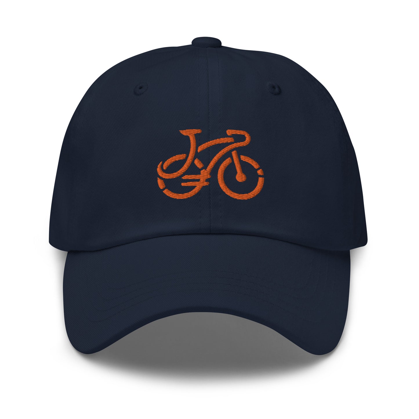 Cool Modern Bike Embroidered Dad navy cap