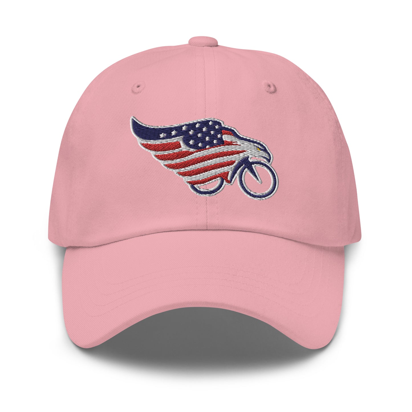 American Flag Eagle Bike Embroidered Hat