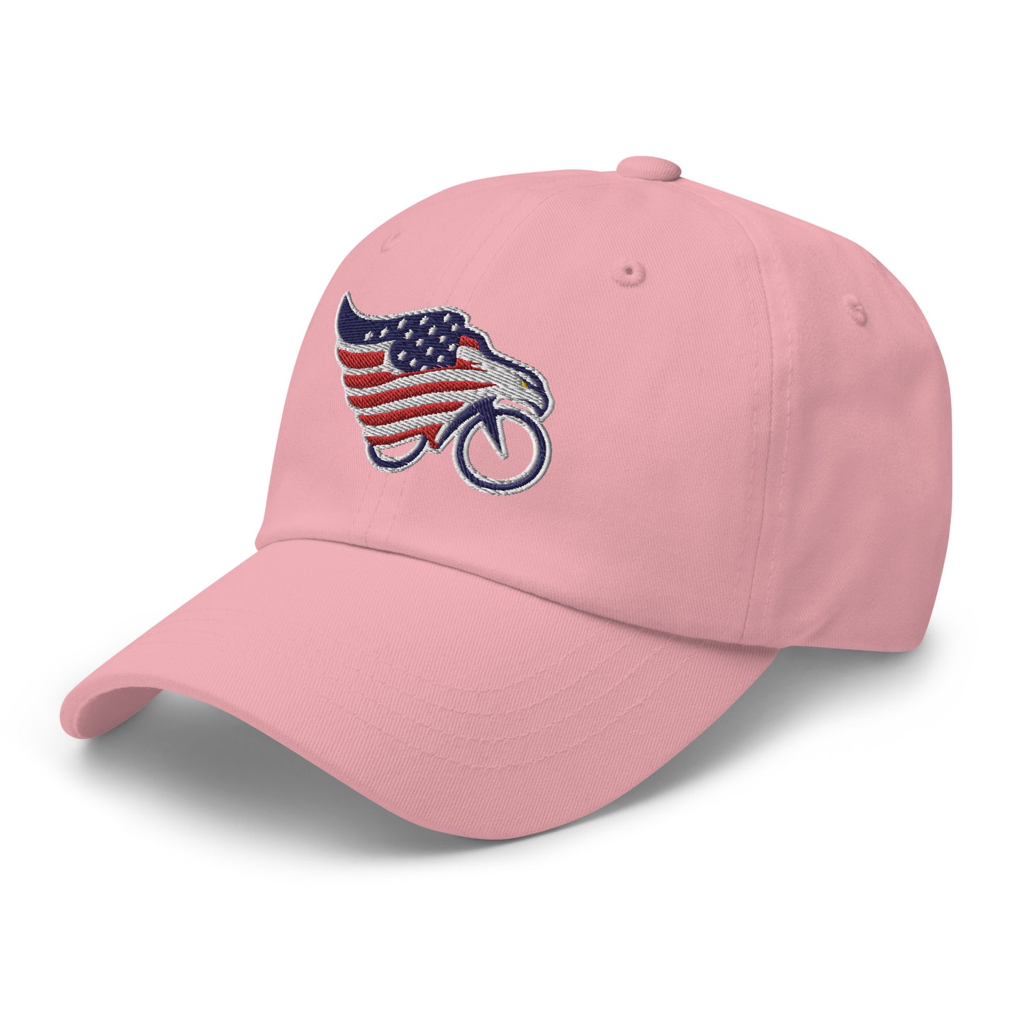 American Flag Eagle Bike Embroidered Hat