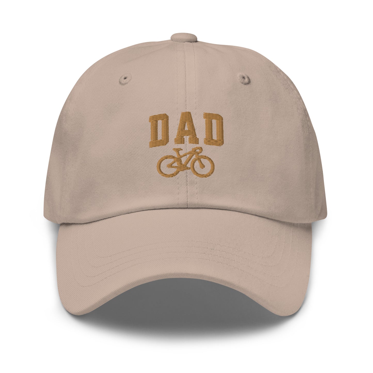 Dad and Bicycle Embroidered Hat