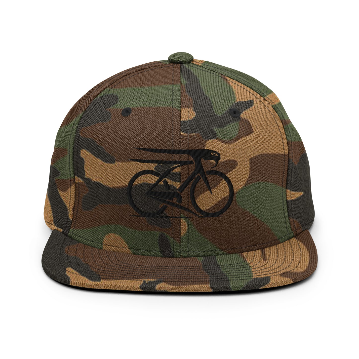 Cobra Bike 3D Puff Embroidered Snapback Hat