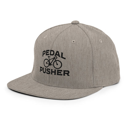 Pedal Pusher 3D Puff Embroidered Snapback Hat