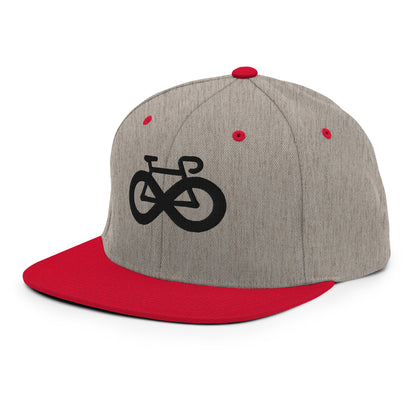 Infinity Bike 3D Puff Embroidered Snapback Hat