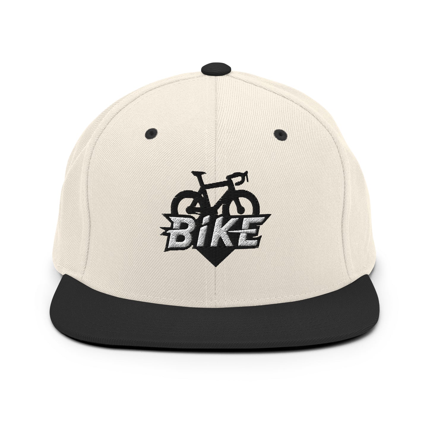 Race Bike Logo 3D Puff Embroidered Snapback Hat