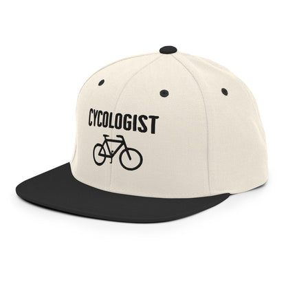 Cycologist 3D Puff Embroidered Snapback Hat