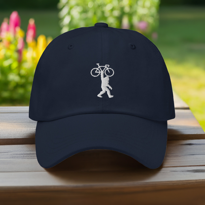 Bigfoot and Bike Embroidered Hat