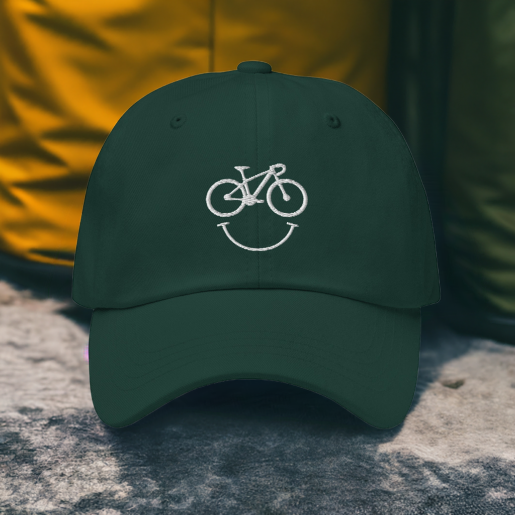 Happy Bike Embroidered Hat