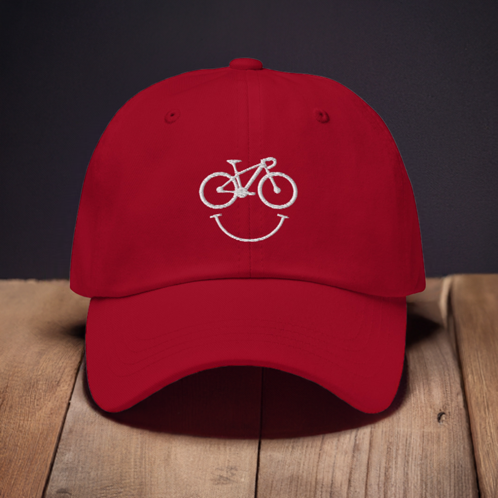 Happy Bike Embroidered Hat