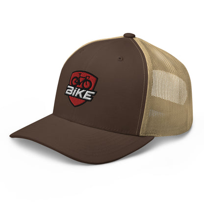 Bike Insignia Embroidered Trucker Hat