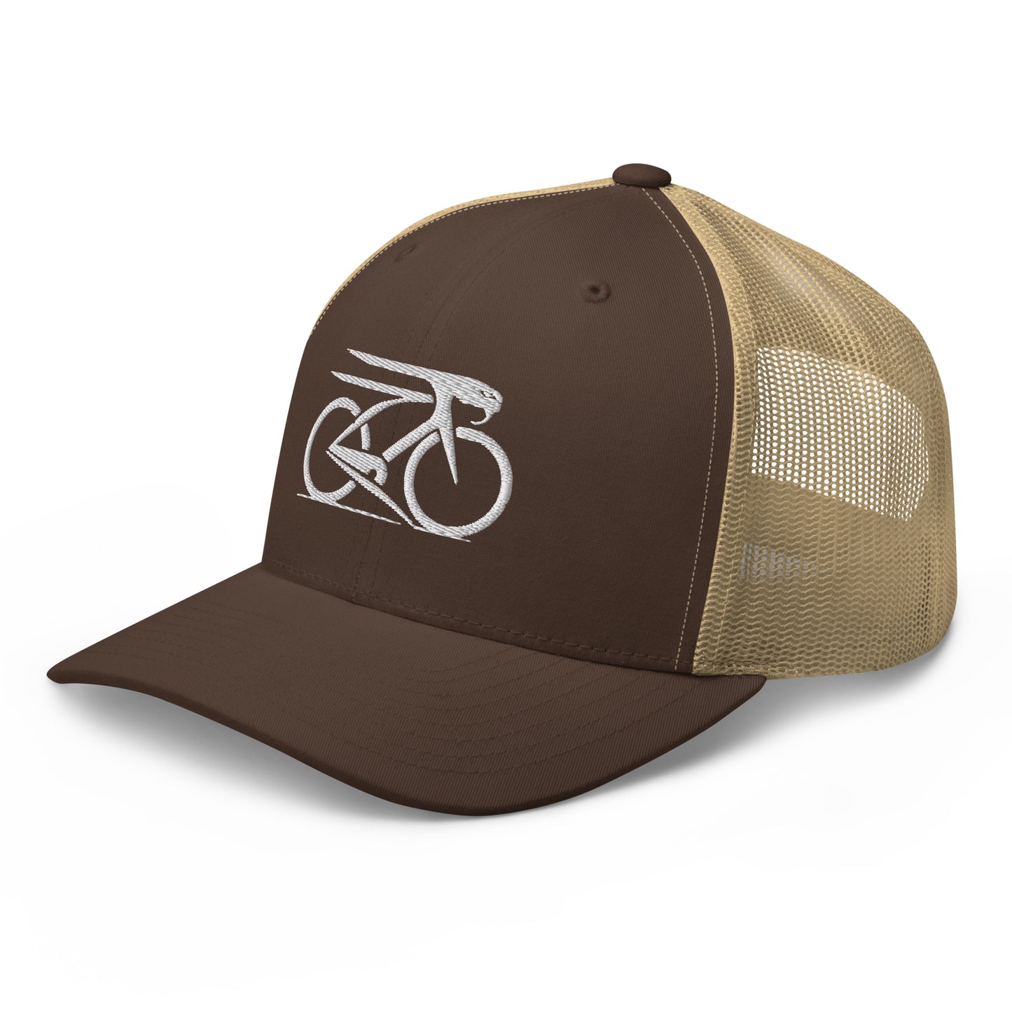 Cobra and Bike Embroidered Trucker Hat