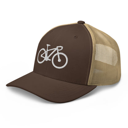 Race Bike Embroidered Trucker Hat