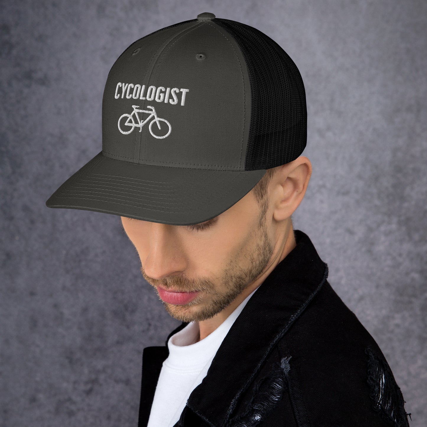 Cycologist Embroidered Trucker Hat