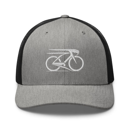 Cobra and Bike Embroidered Trucker Hat