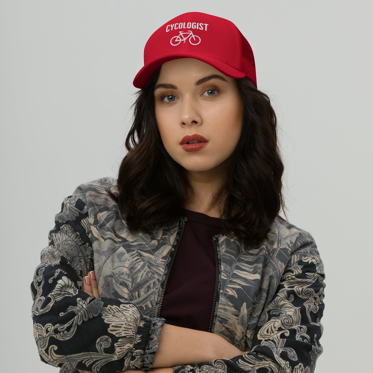 Cycologist Embroidered Trucker Hat