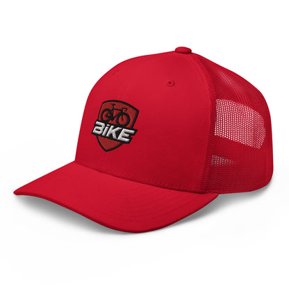 Bike Insignia Embroidered Trucker Hat