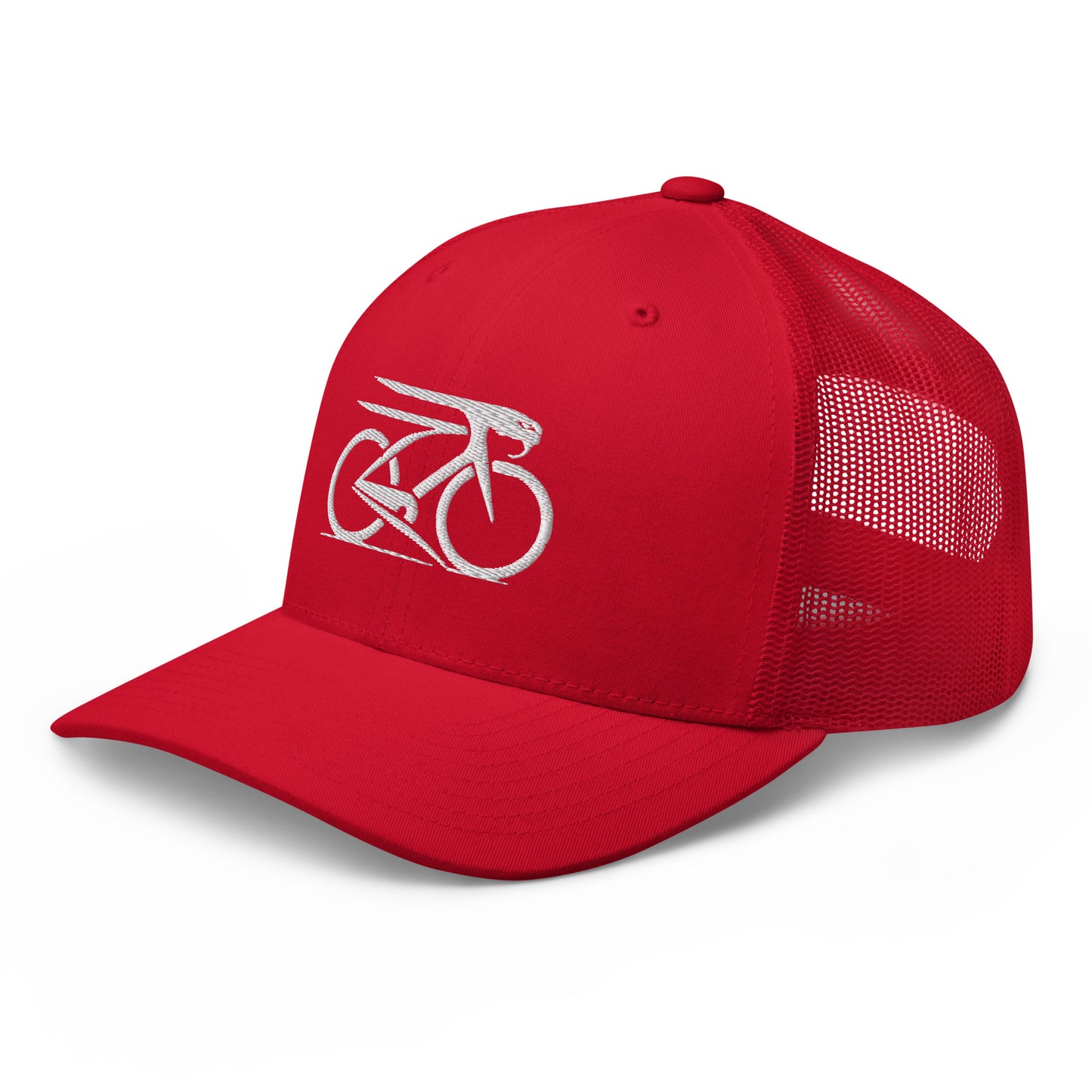 Cobra and Bike Embroidered Trucker Hat