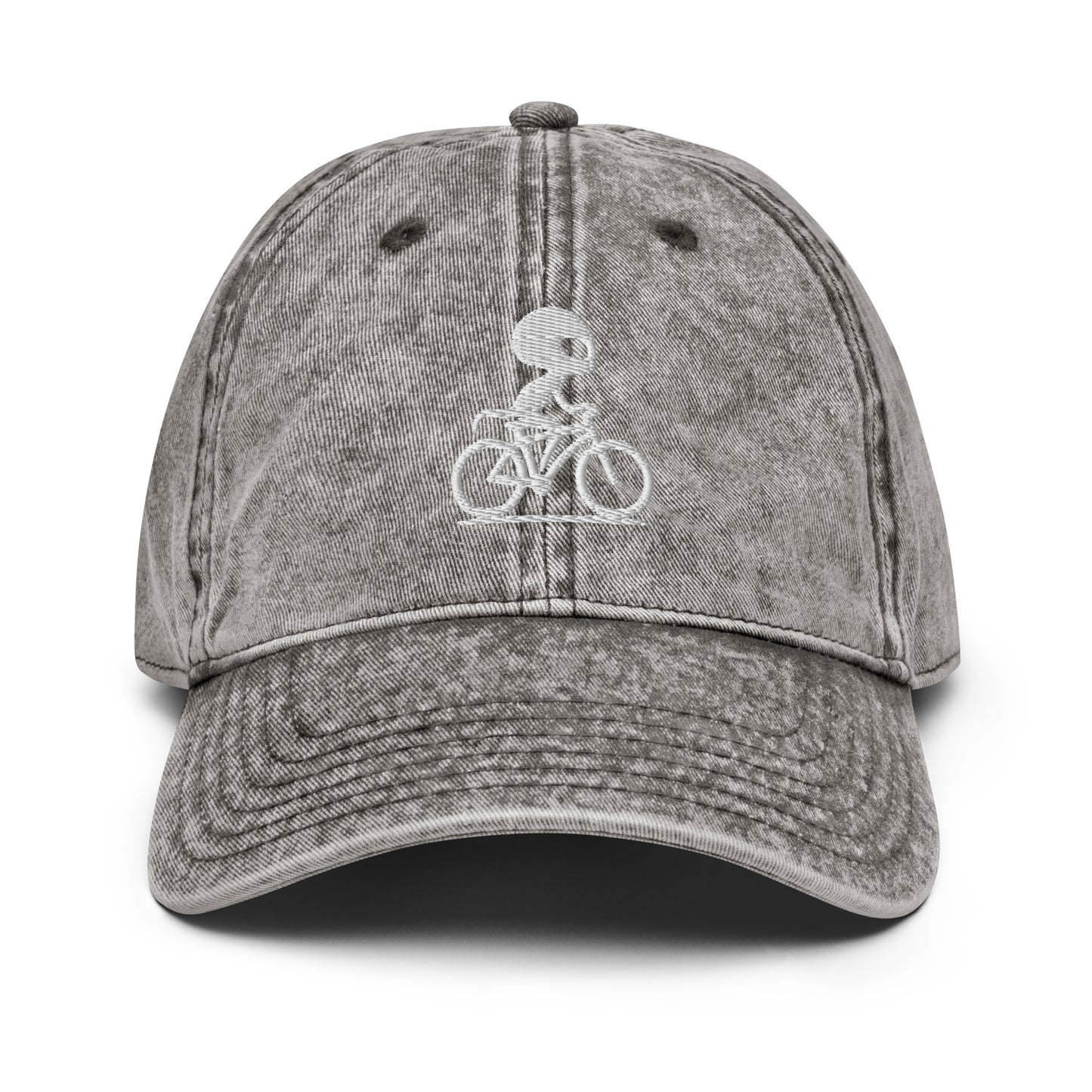 Alien and bike Vintage Cotton Twill Hat