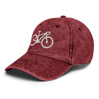 Race Bike Vintage Cotton Twill Hat