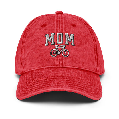 Cycling Mom Vintage Cotton Twill Hat