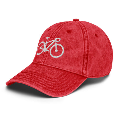 Race Bike Vintage Cotton Twill Hat