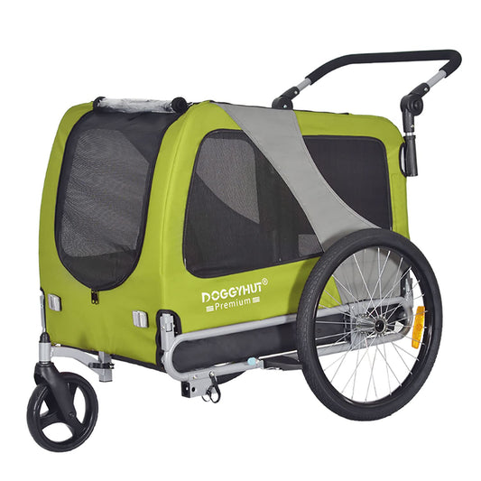 Doggyhut Premium Pet Bike Trailer & Stroller 1