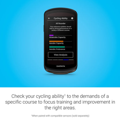 Garmin Edge® 1040 Solar, GPS Bike Computer with Solar Charging Capabilities 2